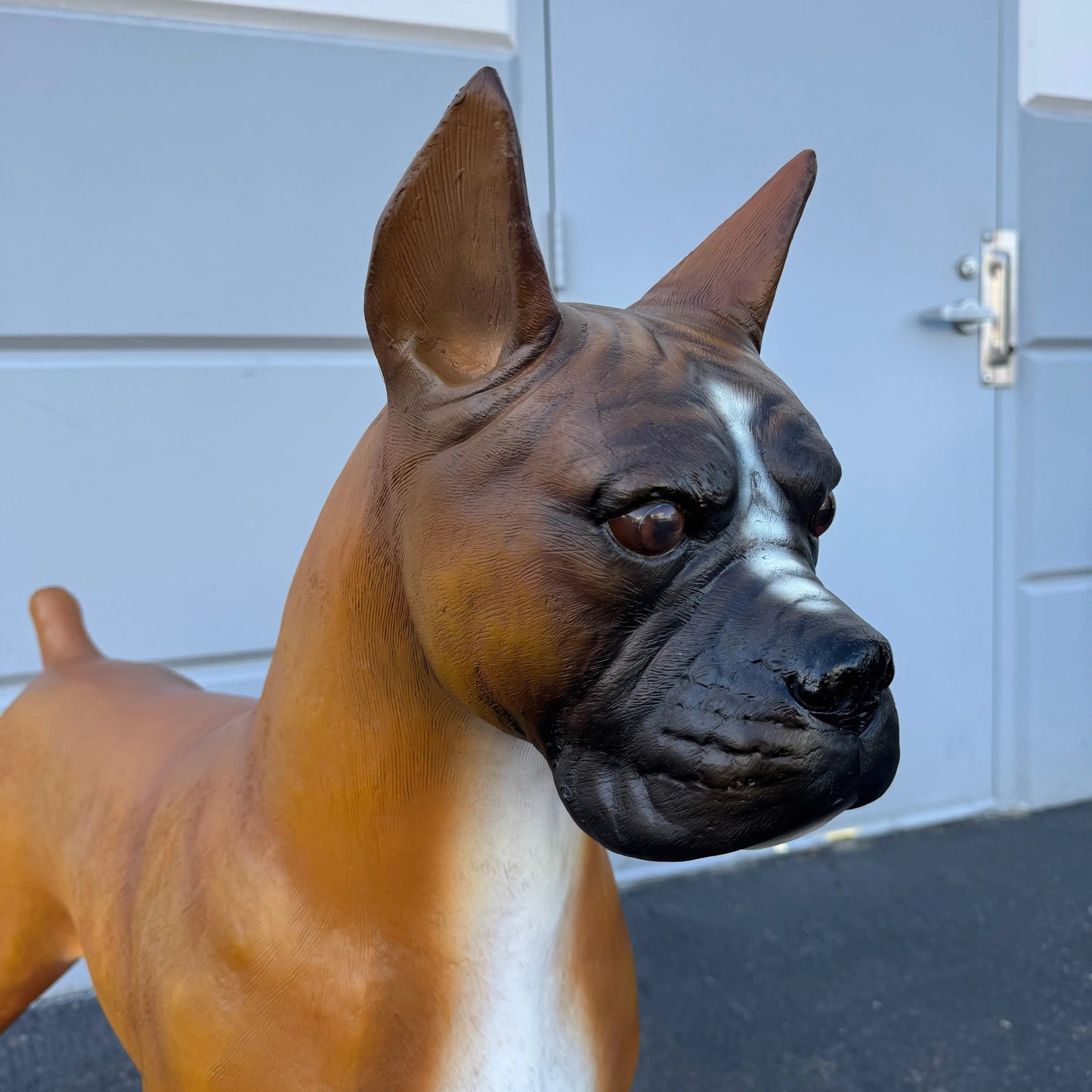 Boxer Dog Statue A0234-110120-H