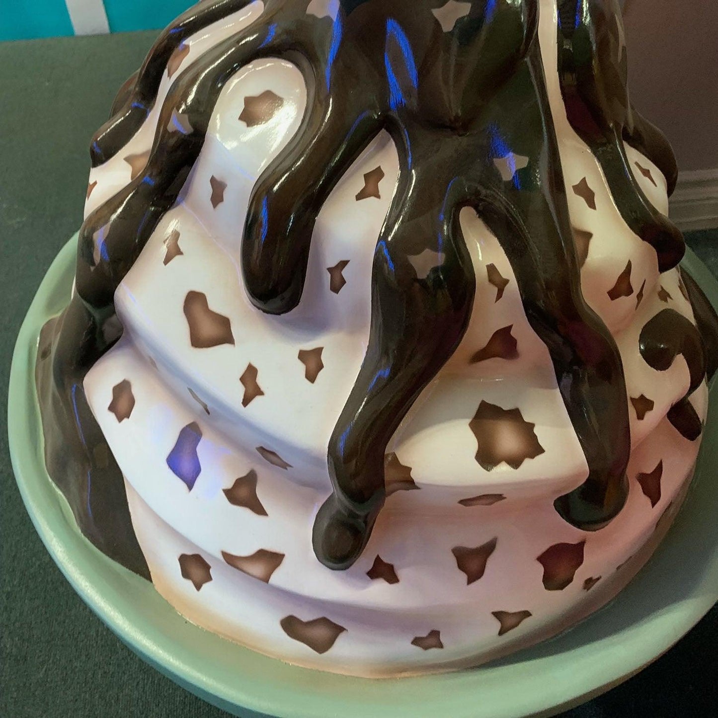 Ice Cream Chocolate Sundae Cup Statue