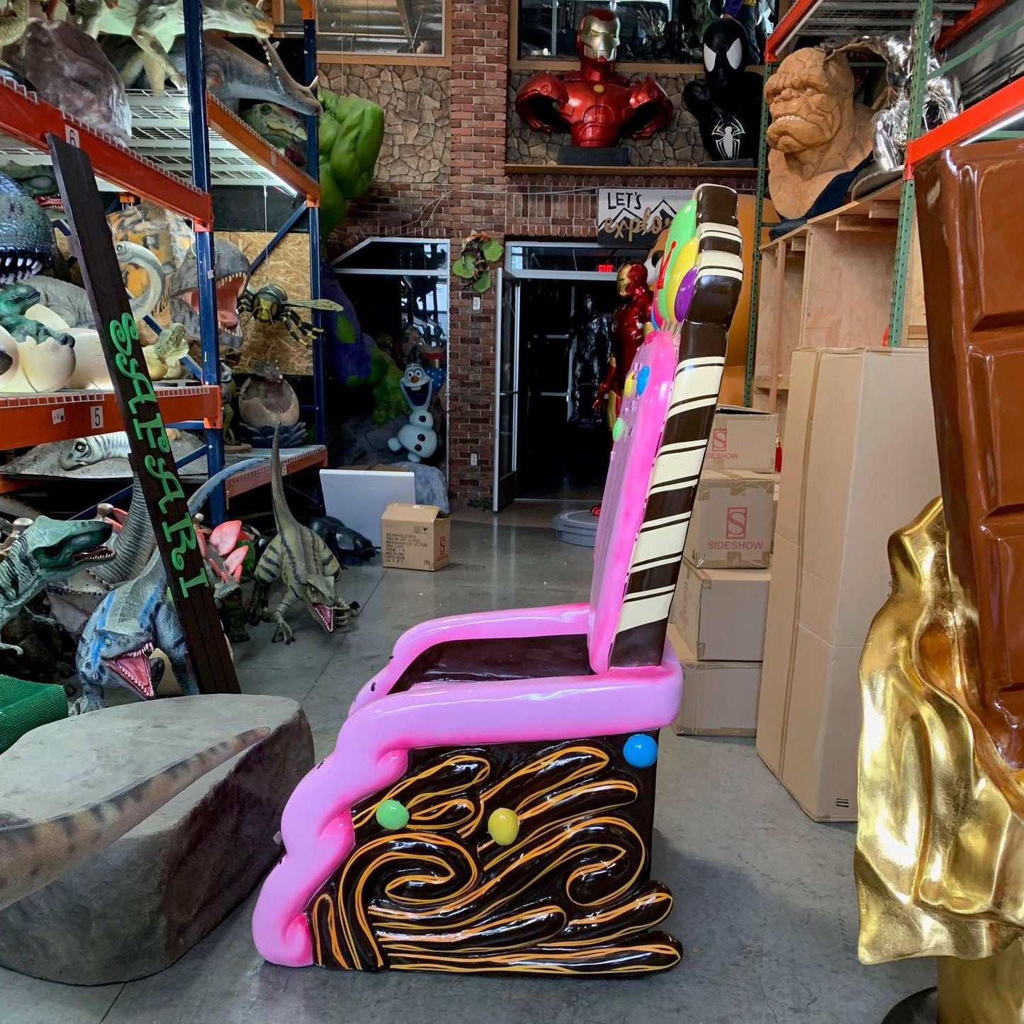 Candy Throne Statue