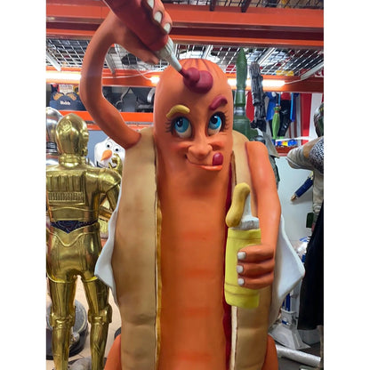 Hotdog Man Statue