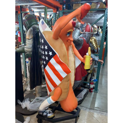 Hotdog Man Statue