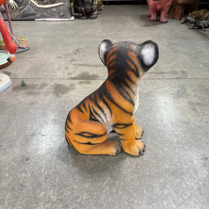 Tiger Cub Sitting Statue