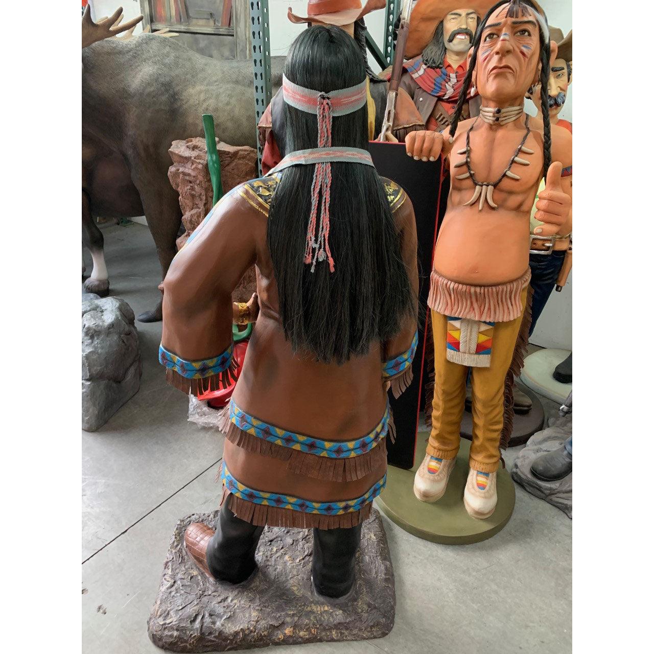 Indian Native American Woman Statue - LM Treasures Prop Rentals 