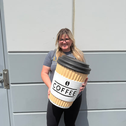 Coffee Cup Statue