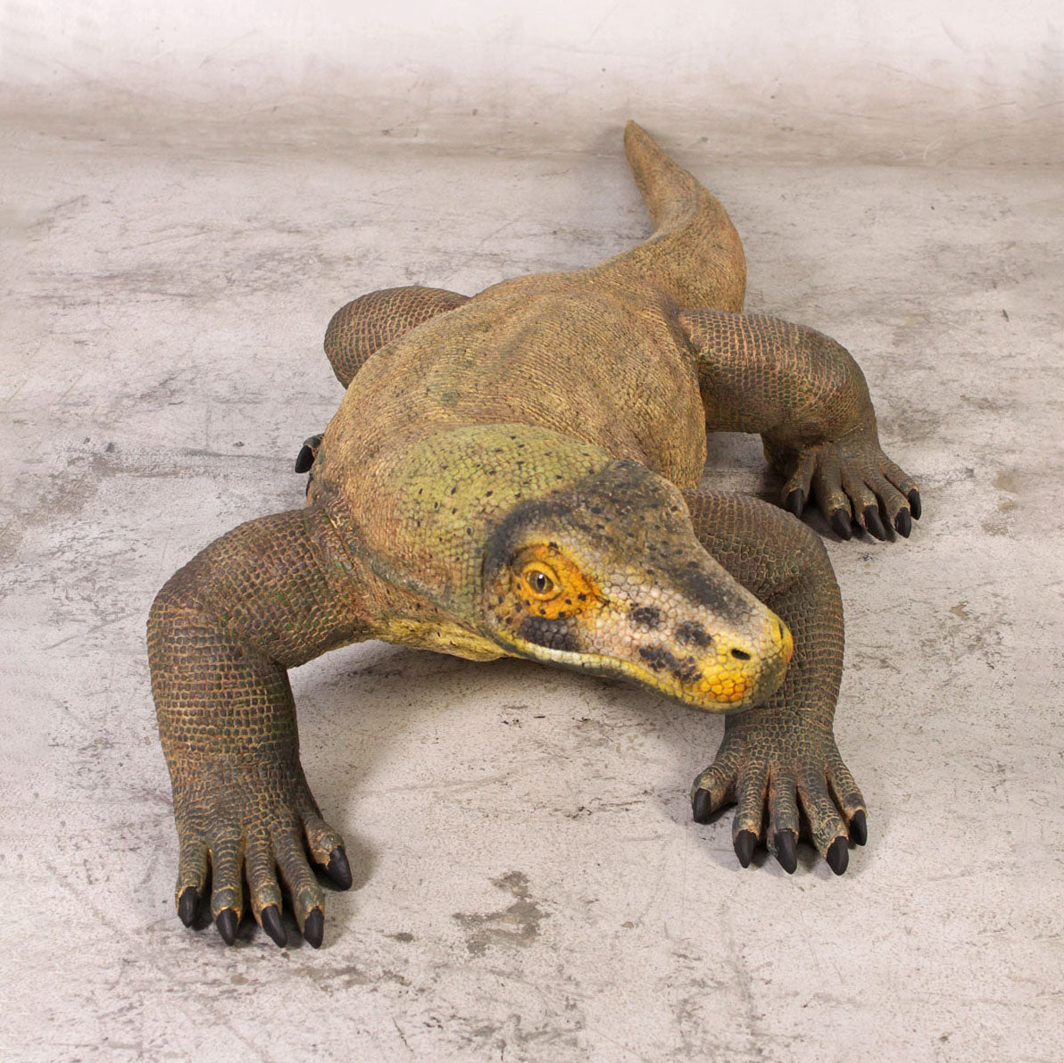 Komodo Dragon Life Size Statue A0894-120001-H