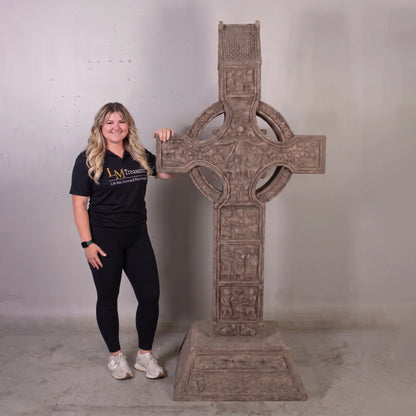 Muiredach Celtic High Cross Statue M0270-120005-H