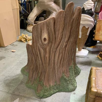 Tree Trunk Throne Statue