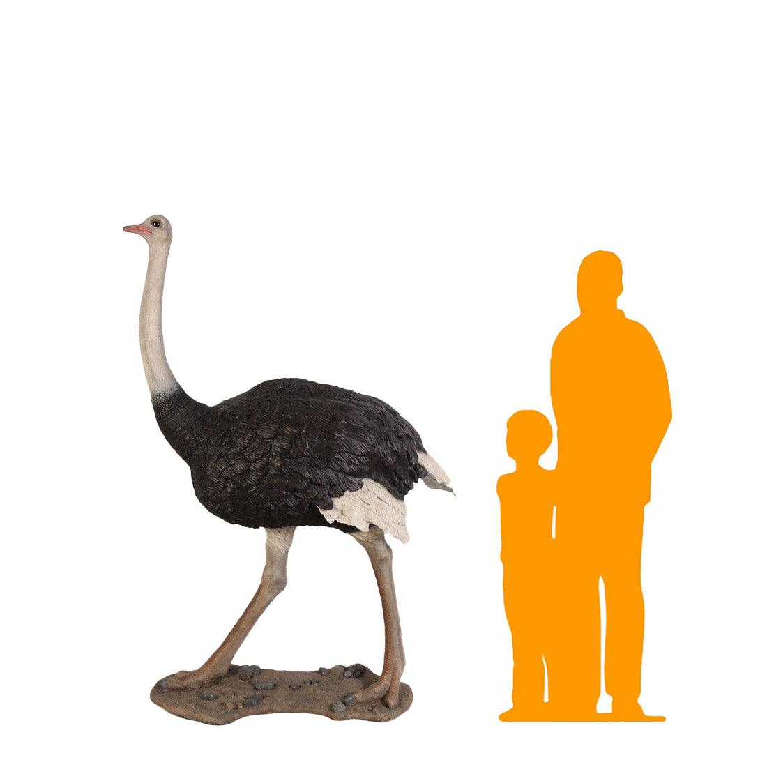 Ostrich Statue - LM Treasures Prop Rentals 