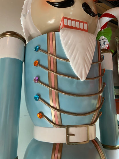 Giant 12ft Pastel Nutcracker Christmas Statue