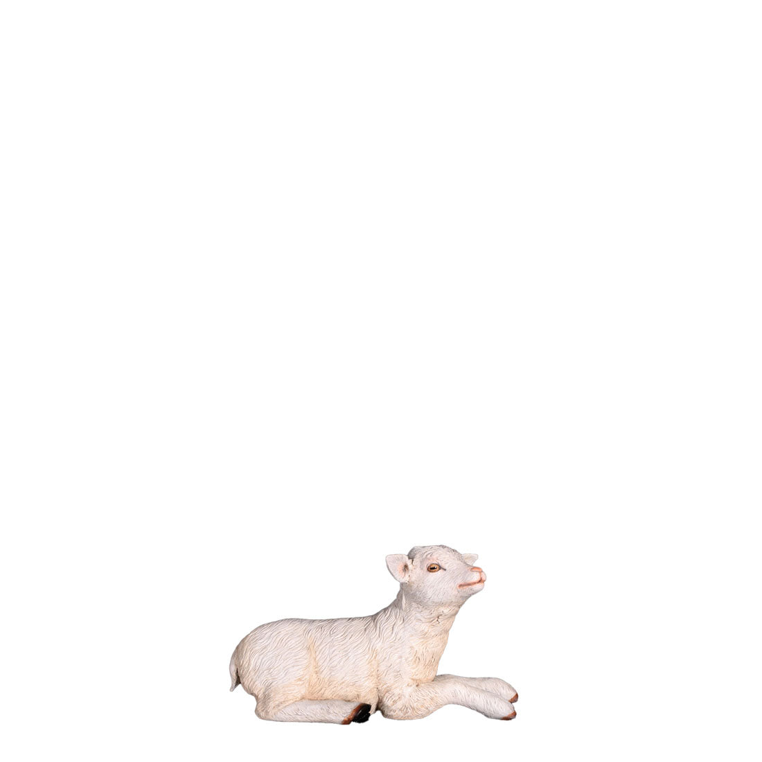 Baby Goat Laying Statue