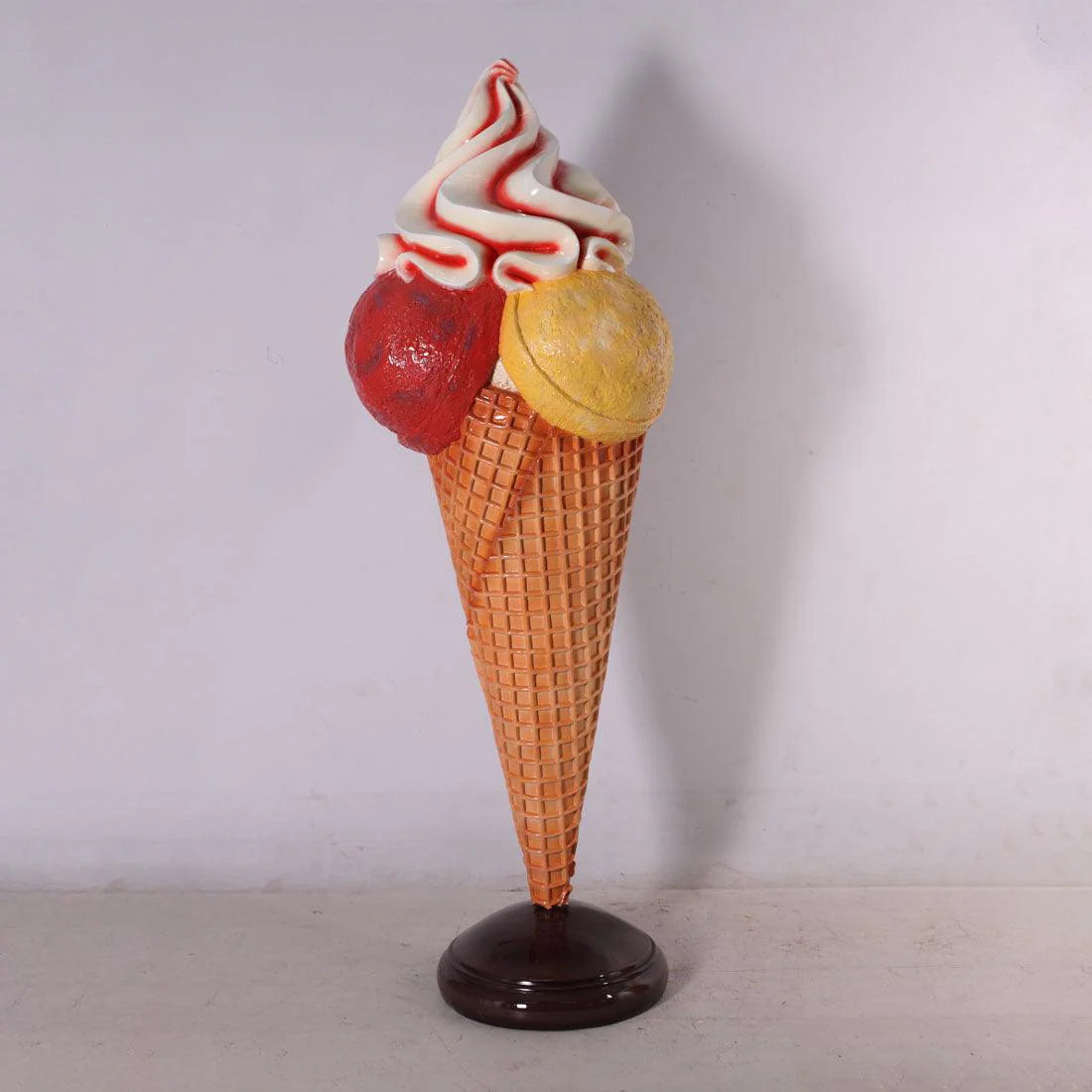 Large Three Scoop Ice Cream Statue