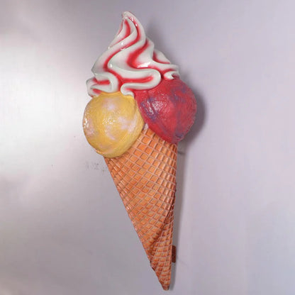 Large Three Scoop Ice Cream Statue