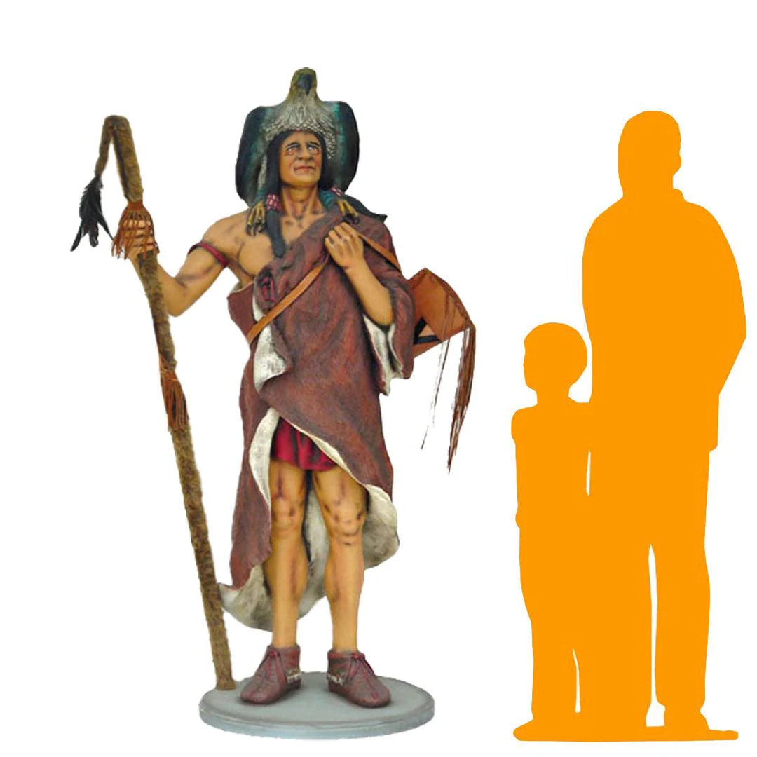 Indian Medicine Man Statue