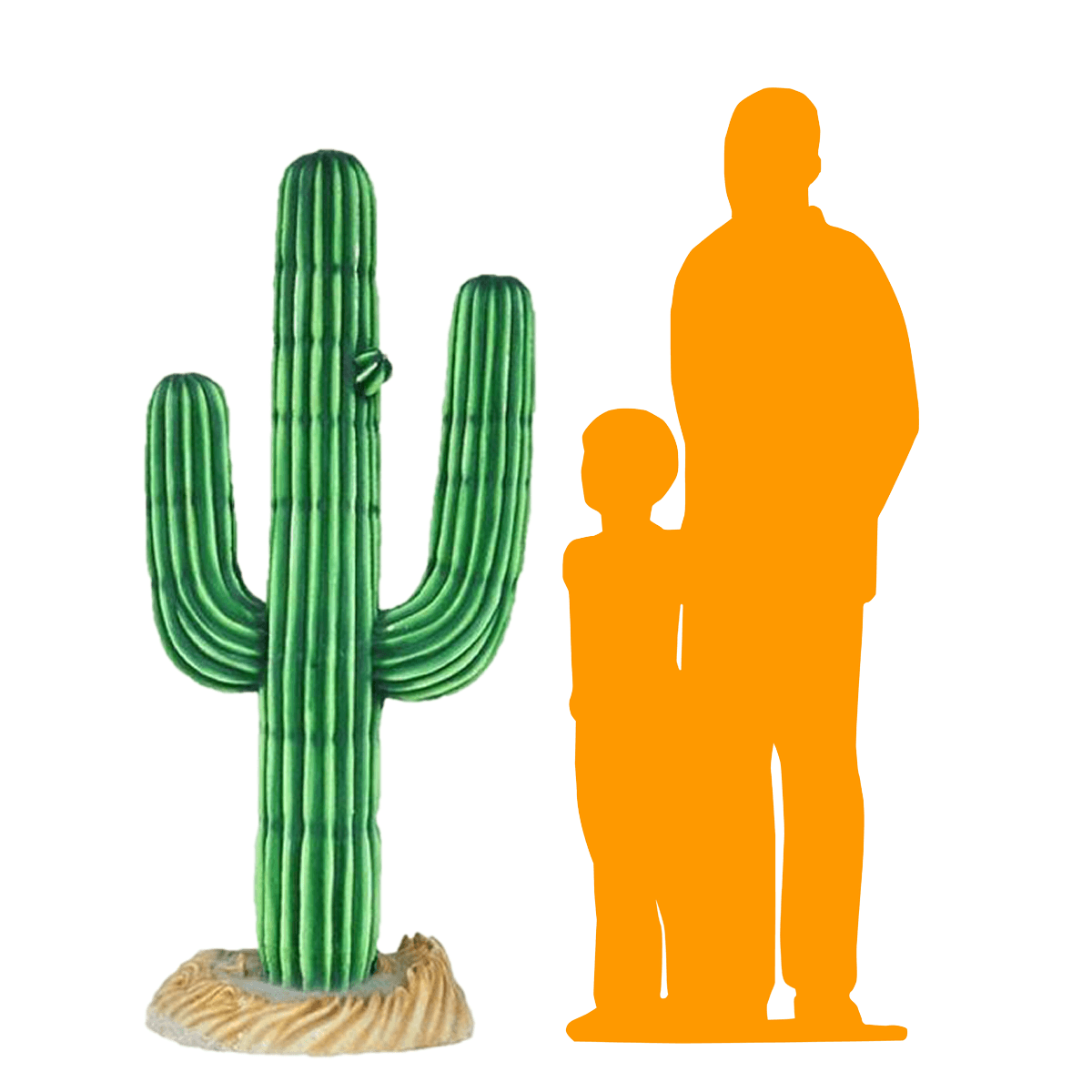Cactus Life Size Statue - LM Treasures Prop Rentals 