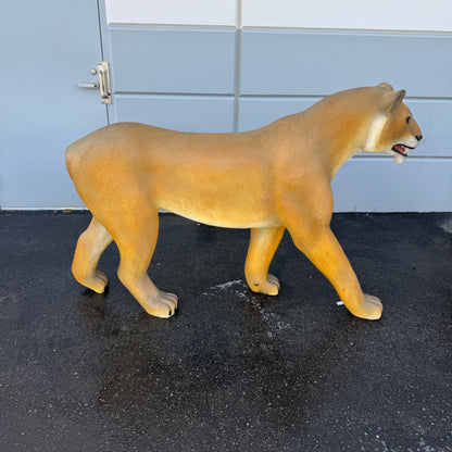 Walking Lioness Life Size Statue