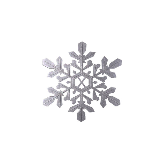 Silver Snowflake Statue