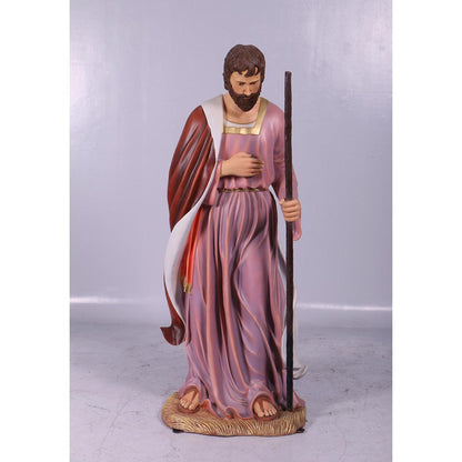 Joseph Nativity Christmas Statue - LM Treasures Prop Rentals 