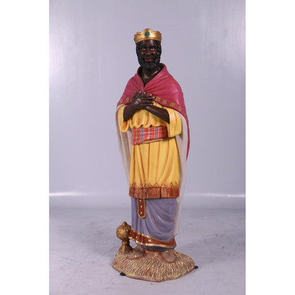 King Balthasar Nativity Christmas Statue - LM Treasures Prop Rentals 