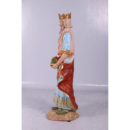 King Gaspar Nativity Christmas Statue - LM Treasures Prop Rentals 