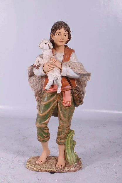 Shepherd Boy Nativity Christmas Statue S0068-140023-H