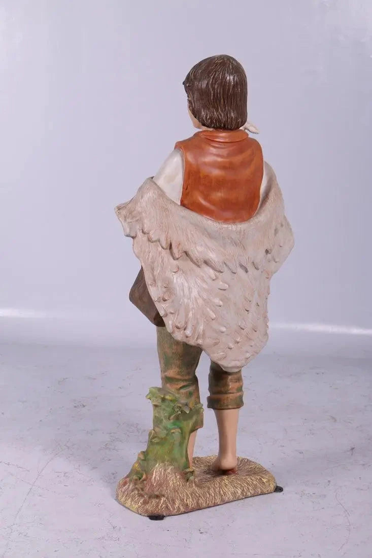 Shepherd Boy Nativity Christmas Statue S0068-140023-H