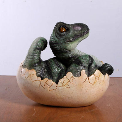 Hatching T-Rex Dinosaur Egg Statue