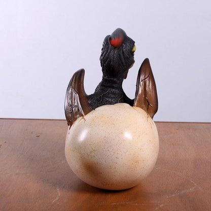 Hatching Pteranodon Dinosaur Egg Statue