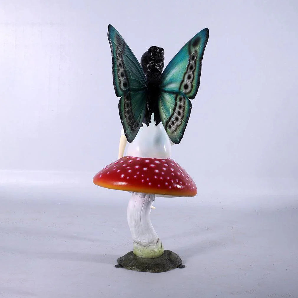 Mushroom Fairy Statue