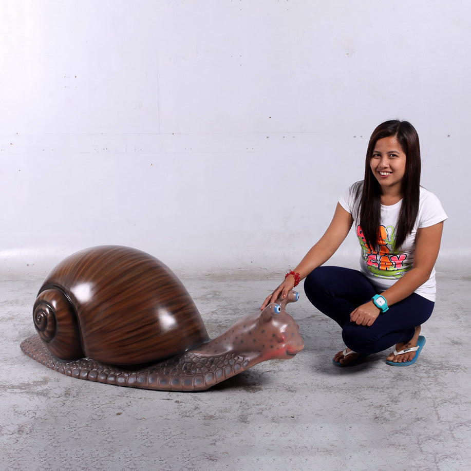 Garden Snail Life Size Statue A0898-140066-H
