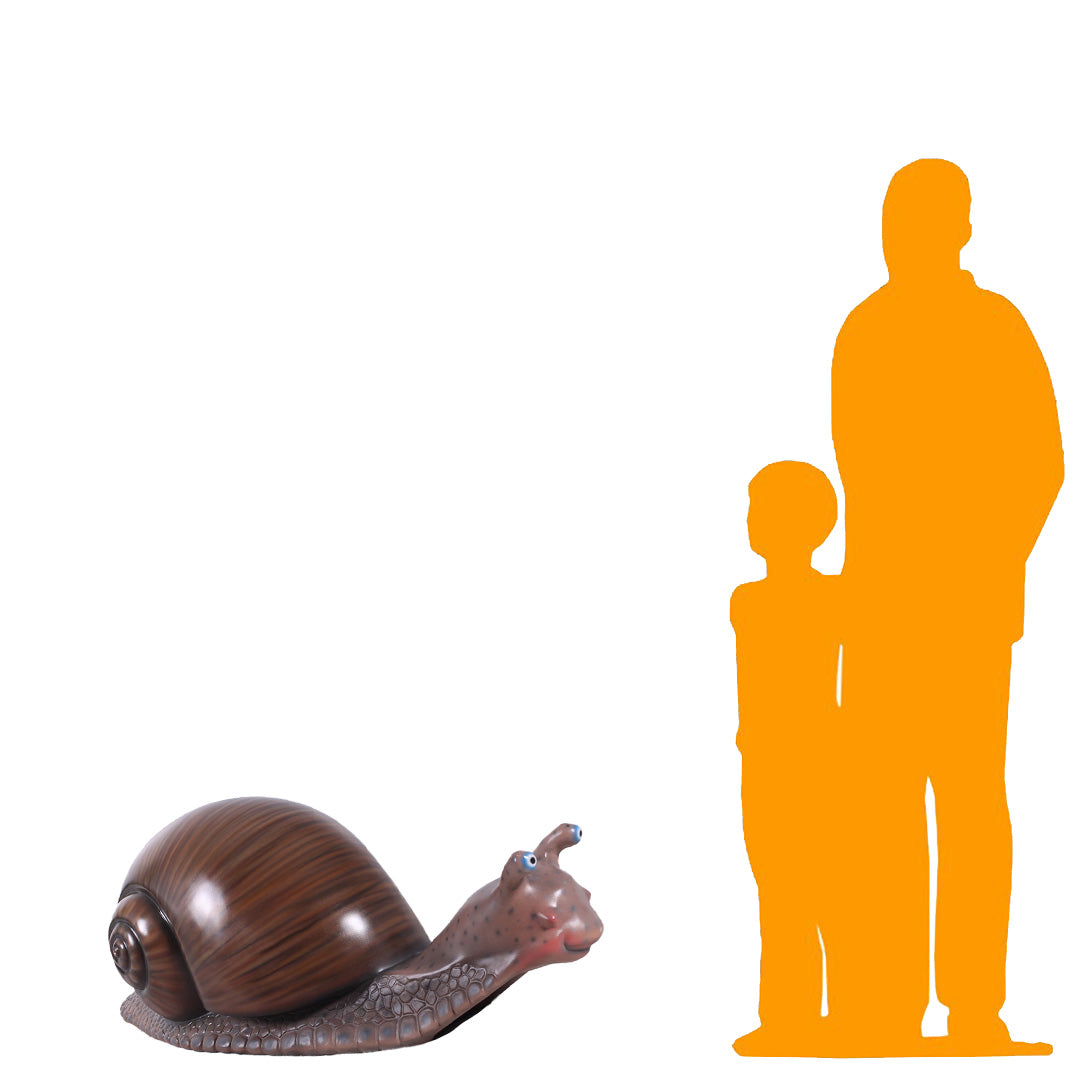 Garden Snail Life Size Statue A0898-140066-H