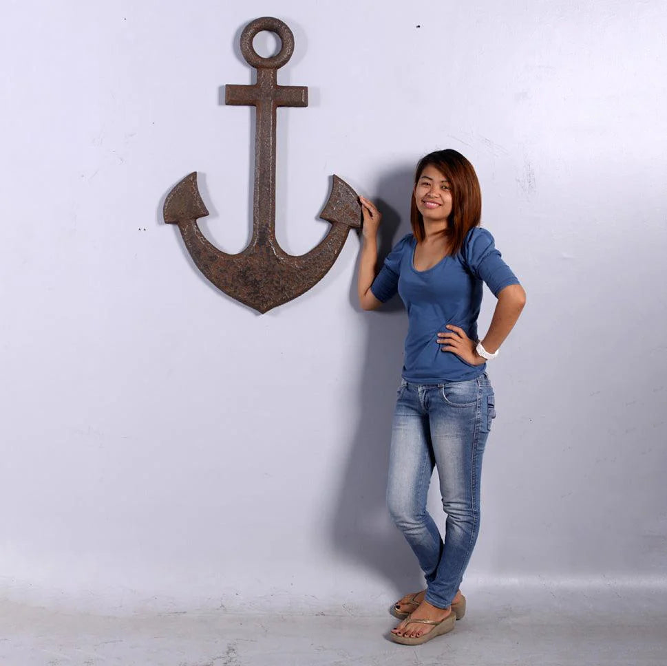 Rustic Anchor Statue