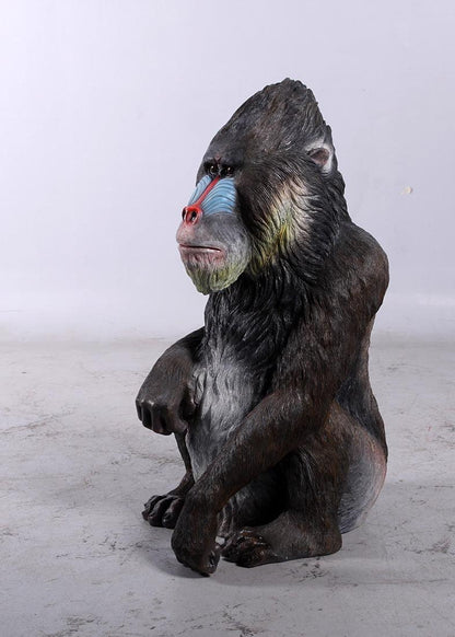 Mandrill Monkey Statue