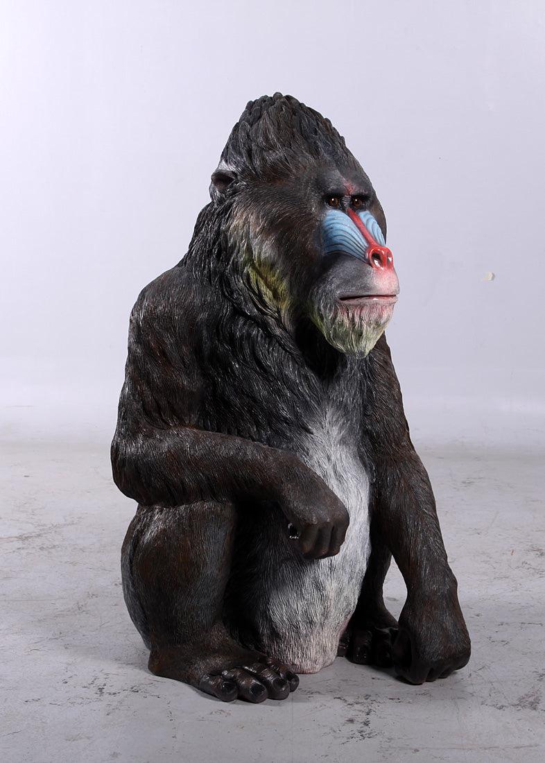 Mandrill Monkey Statue