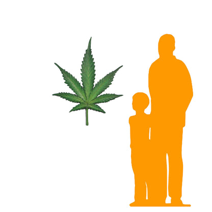 Cannabis Marijuana Weed Leaf Wall Decor