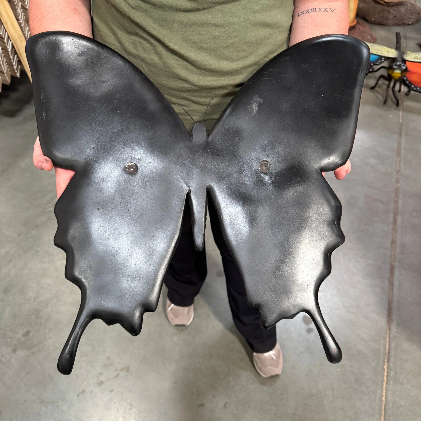 Hanging Orange Butterfly Statue A0753O-150021-H