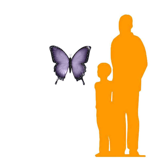 Hanging Purple Butterfly Statue