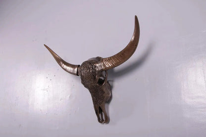 Bronze Bull Skull Life Size Statue A0611B-15053-H