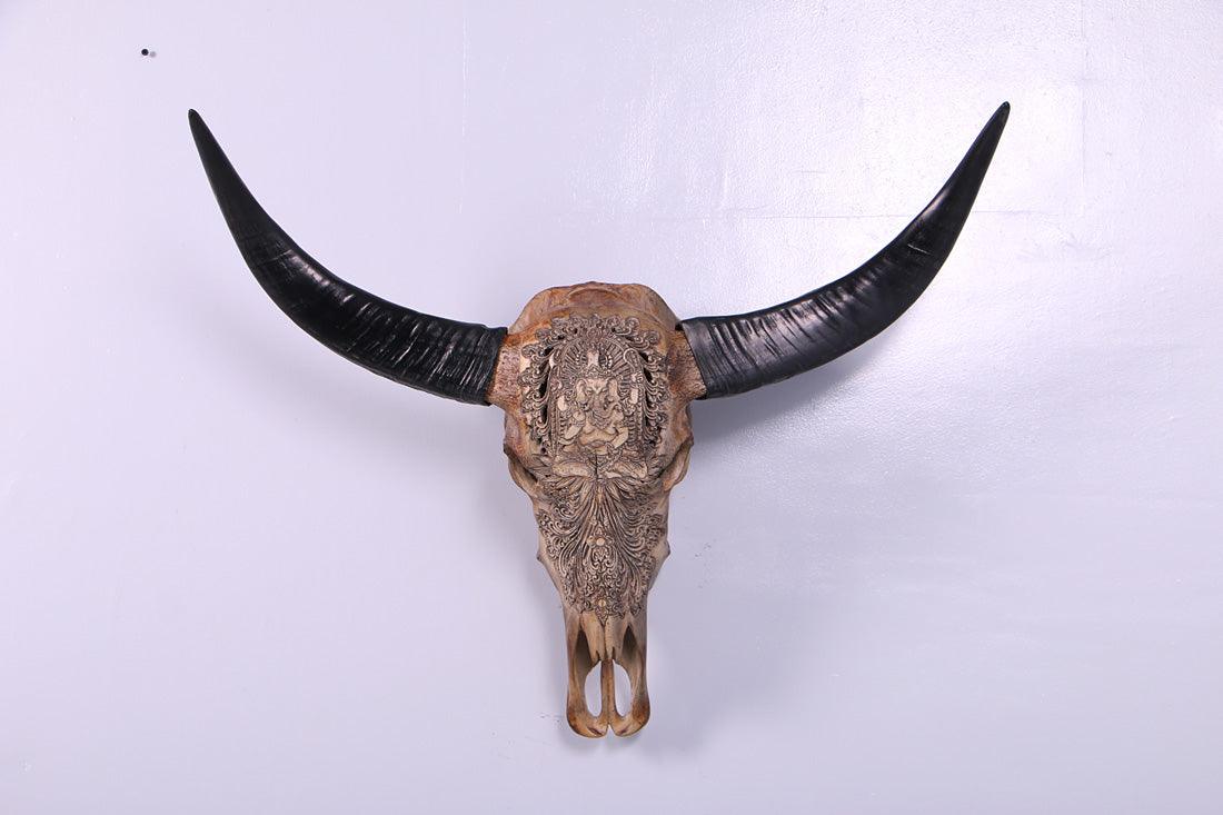 Bull Skull Statue