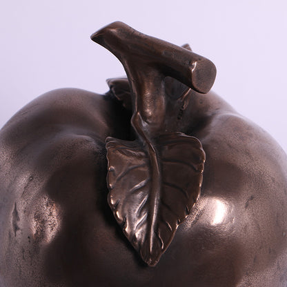 Bronze Apple Decor Statue