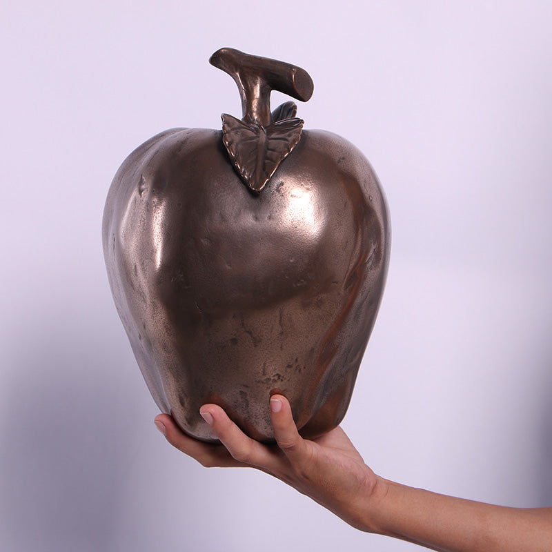 Bronze Apple Decor Statue