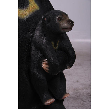 Sun Bear with Cub Statue