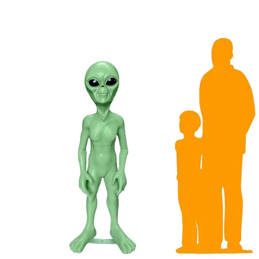 Green Extra Terrestrial Alien Statue LS221DTG-150328-H
