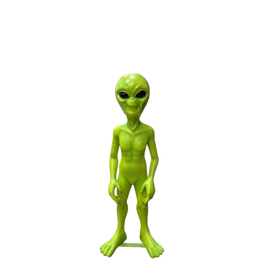 Green Extra Terrestrial Alien Statue LS221DTG-150328-H