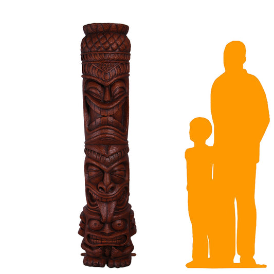 Large Grand Island Tiki Totem Statue