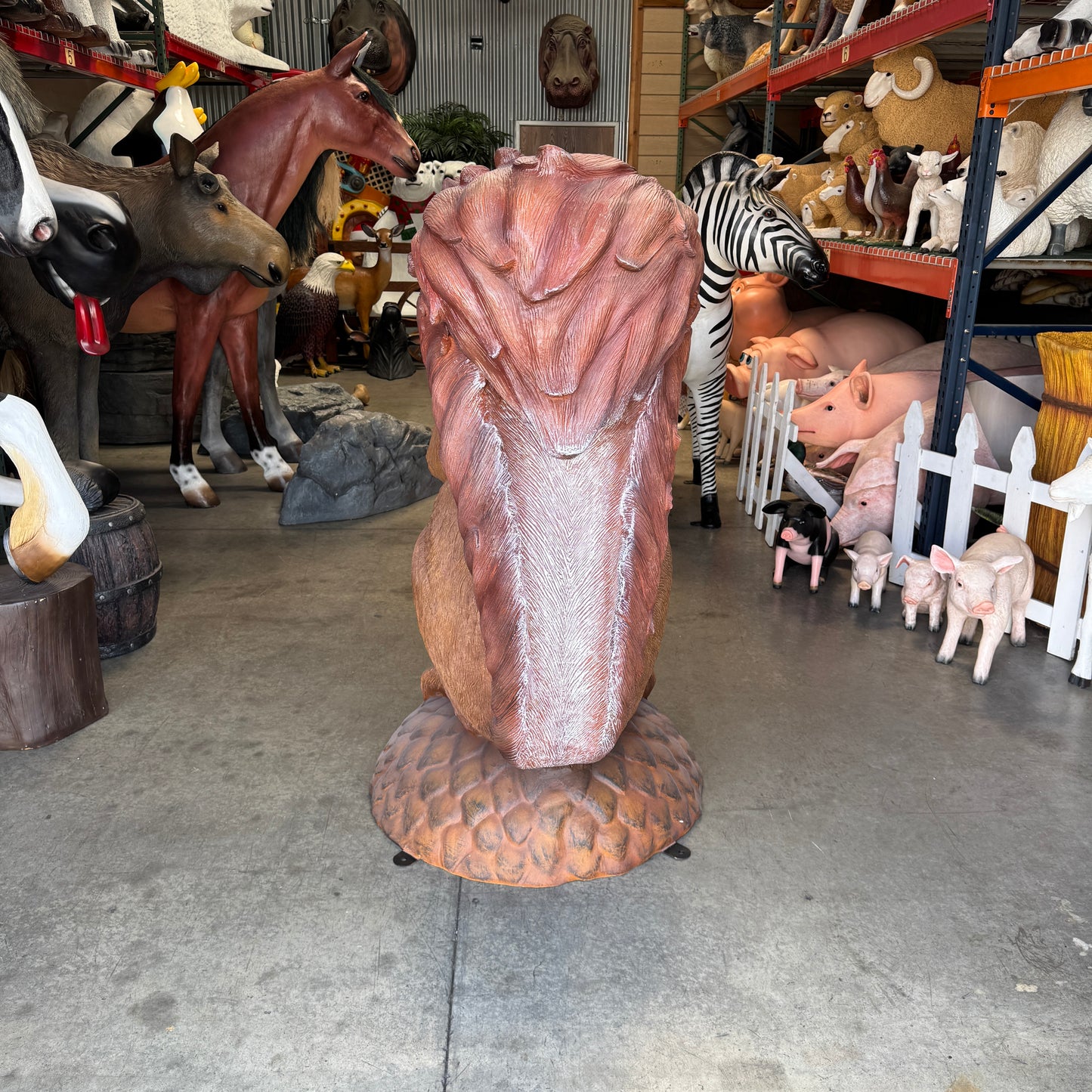 Large Squirrel Statue