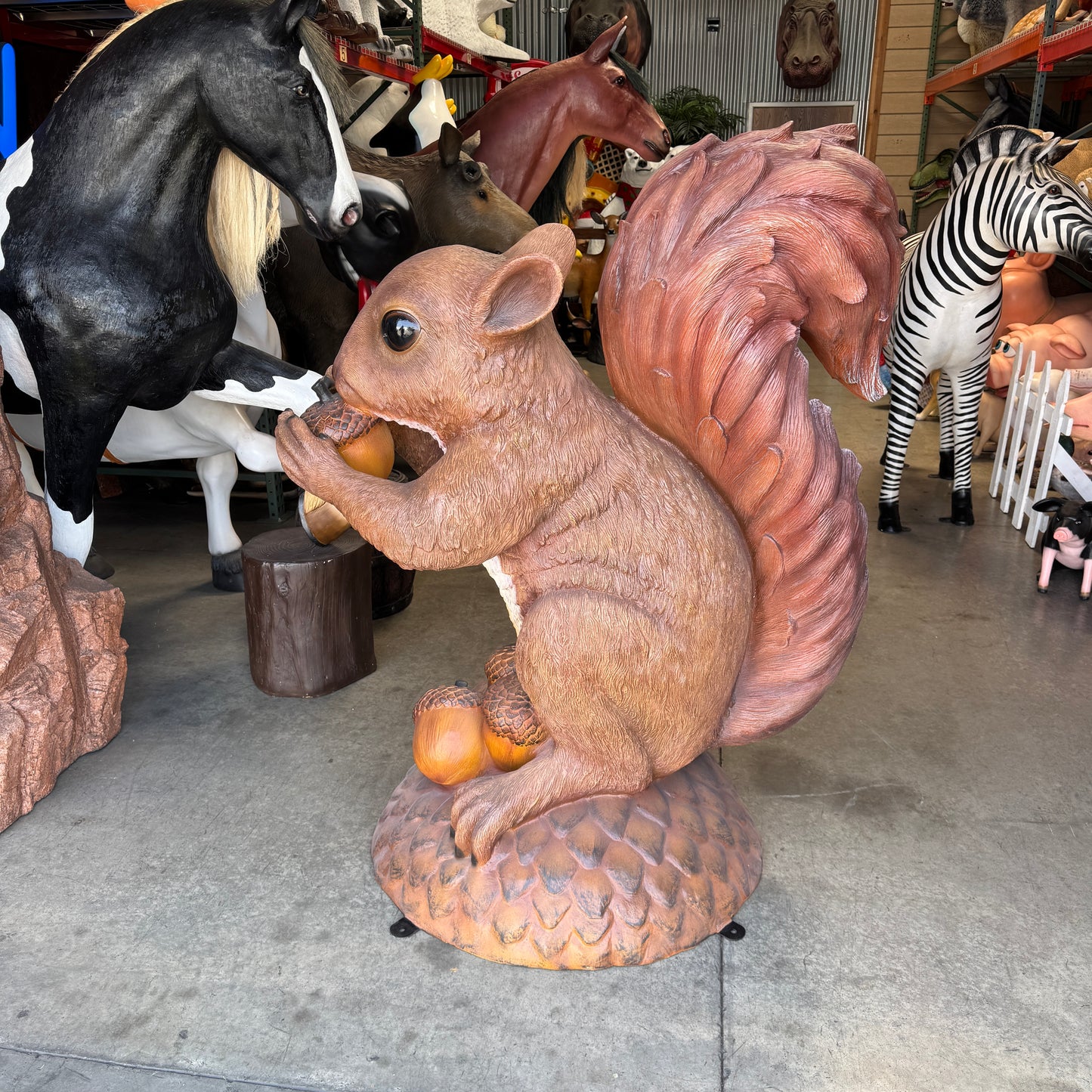 Large Squirrel Statue