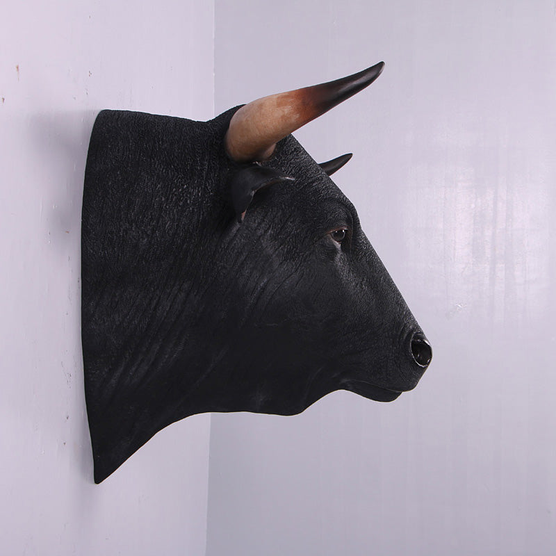 Spanish Fighting Bull Head Statue