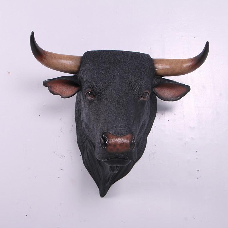 Spanish Fighting Bull Head Statue