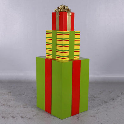 Stacked Gifts Over Sized Statue