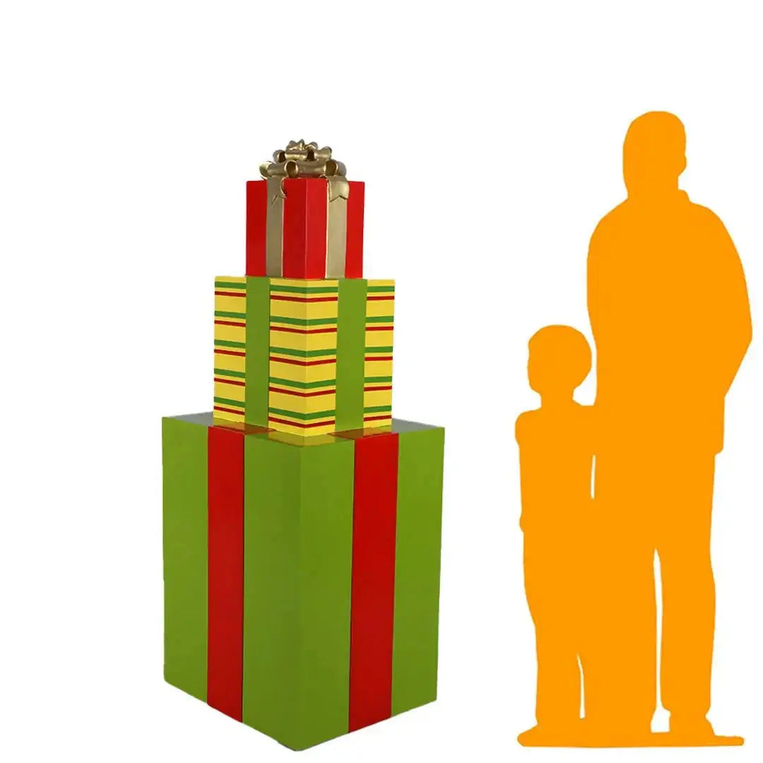 Stacked Gifts Over Sized Statue S0217-150405-H